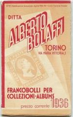 FRANCOBOLLI PER COLLEZIONI - ALBUM - CATALOGO Semestrale N.35 - Ditta Bolaffi, 1936