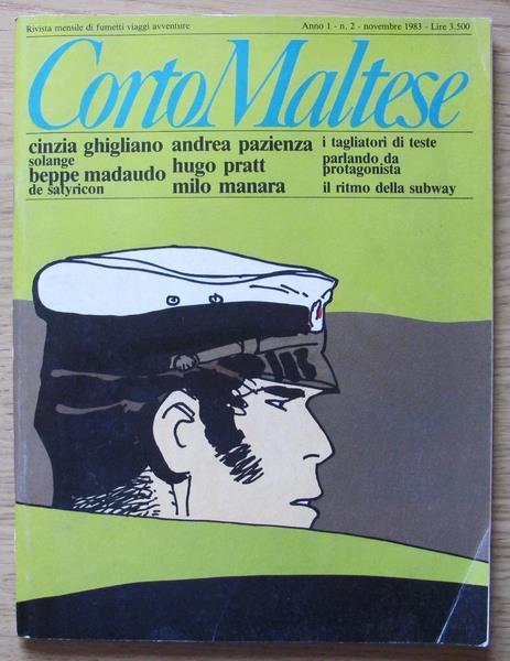 Corto Maltese Anno I N.2, 1983 - Rivista Mensile Di Fumetti Viaggi Avventure - copertina