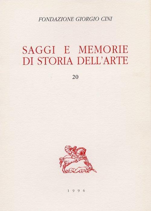 Saggi e memorie di storia dell'arte. 20 - copertina