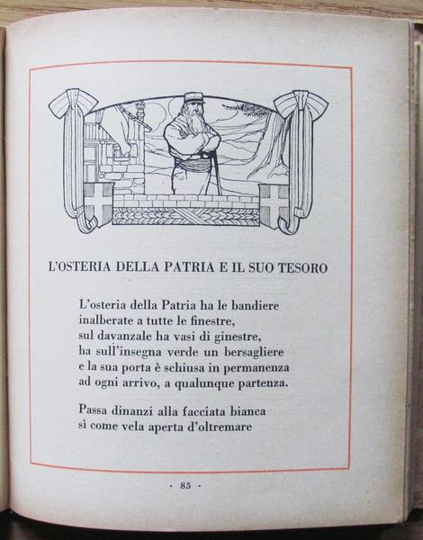 Le Canzoni Della Guerra. Copia autografata