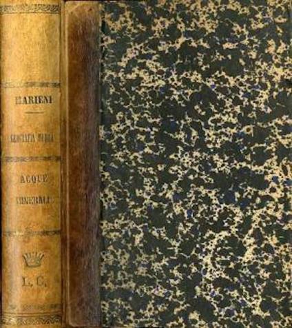 Geografia medica del’Italia: acque minerali. Notizie raccolte dal Cav. Dott. Luigi Marieni - Luigi Marieni - copertina
