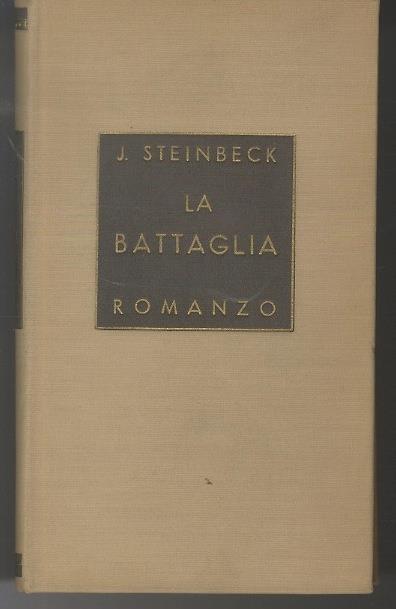 La battaglia - John Steinbeck - copertina