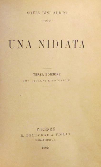 Una nidiata - Sofia Albini - copertina