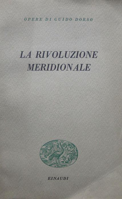 La rivoluzione meridionale - Guido Dorso - copertina
