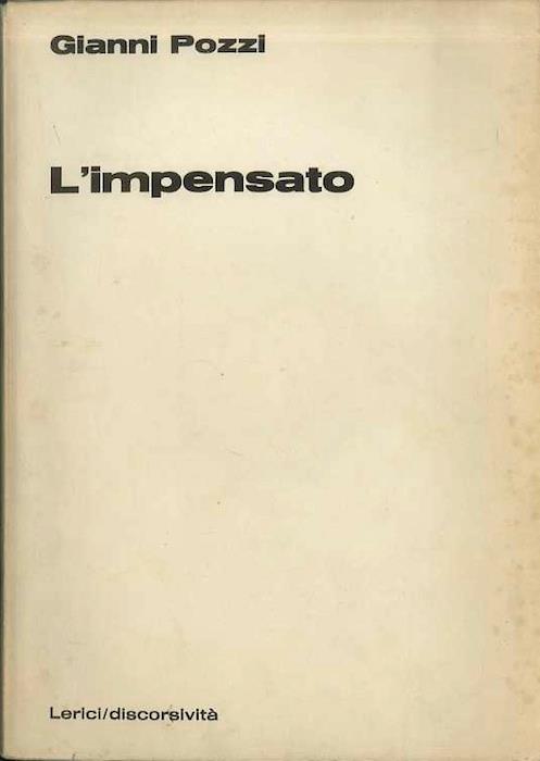L' impensato: egologia e violenza nella filosofia occidentale