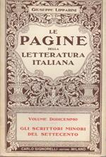 Gli scrittori minori del Settecento