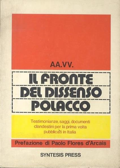 Il fronte del dissenso polacco - copertina