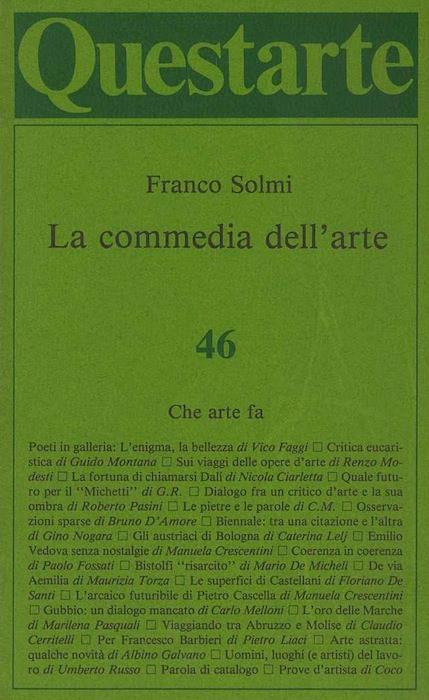La commedia dell’arte