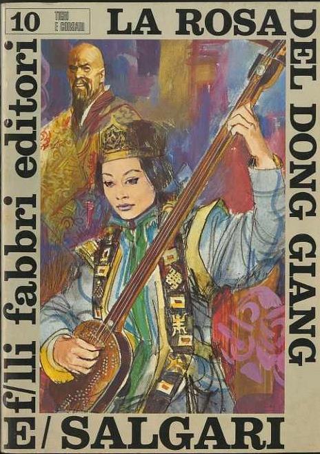 La rosa del Dong Giang - Emilio Salgari - copertina