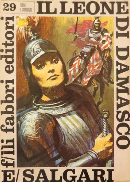 Il leone di Damasco - Emilio Salgari - copertina