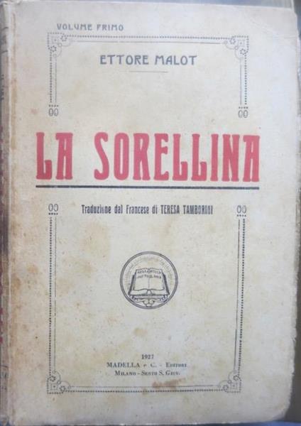 La sorellina - Hector Malot - copertina