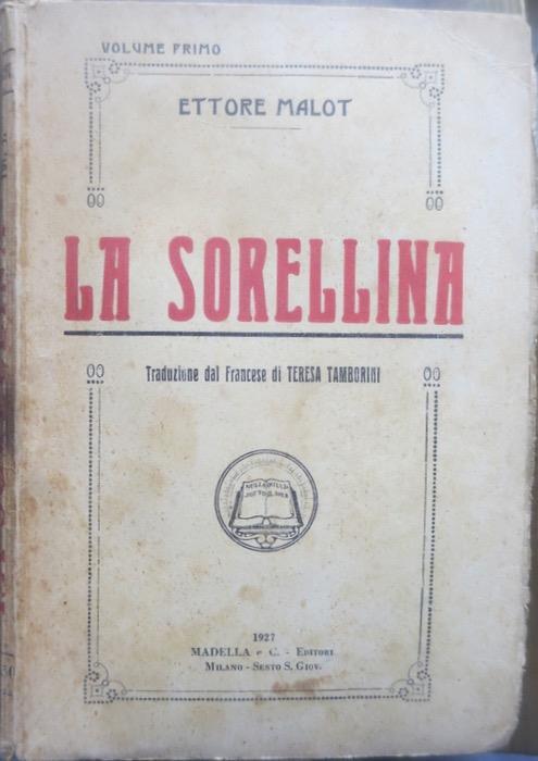 La sorellina - Hector Malot - copertina
