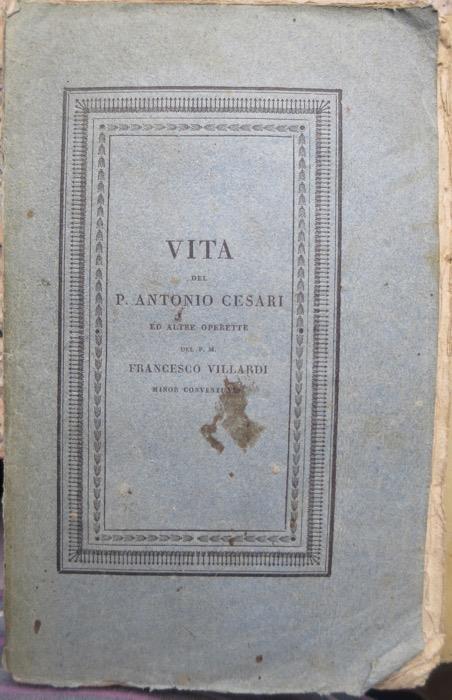 Varie operette - Francesco Villardi - copertina