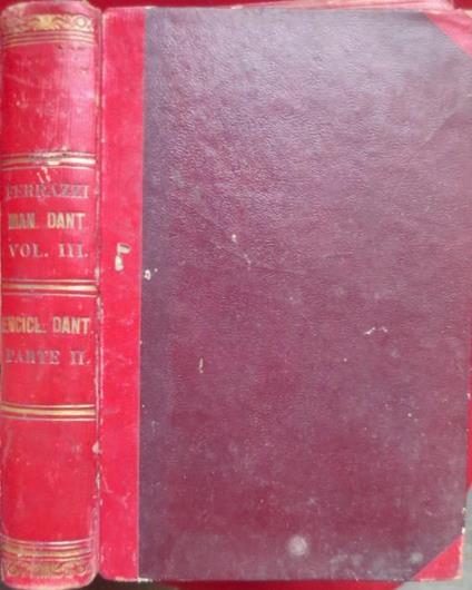 Enciclopedia dantesca: volume II. Con alcune appendici sul Petrarca, l’Ariosto e T. Tasso. Manuale dantesco III.2 - Giuseppe Jacopo Ferrazzi - copertina