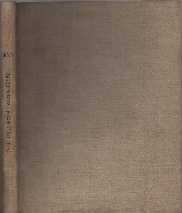 Mittheilungen der Anthropologischen Gesellschaft in Wien: XVI. Band