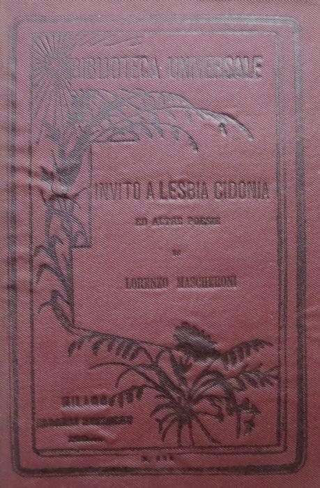 Invito a Lesbia Cidonia e altre poesie. Biblioteca universale 171 - Lorenzo Mascheroni - copertina