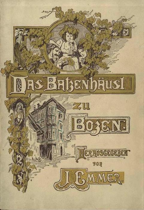 Das Batzenhäusl zu Bozen - Johannes Emmer - copertina