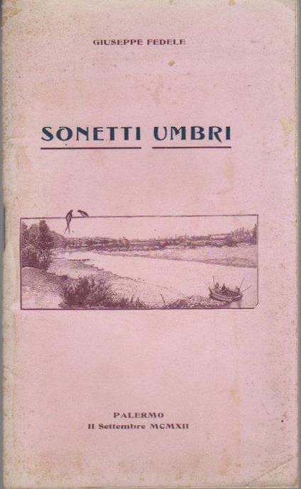 Sonetti umbri - Giuseppe Fedele - copertina