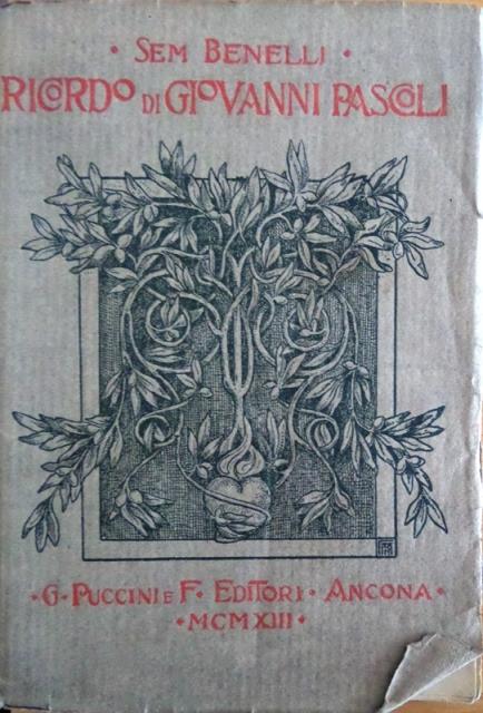 Ricordo di Giovanni Pascoli: orazione. V. senza paginazione
