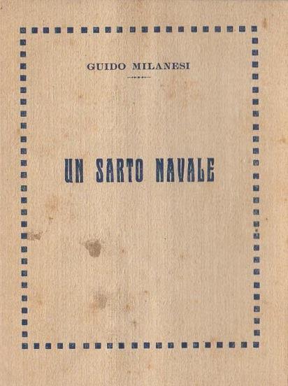 Un sarto navale - Guido Milanesi - copertina