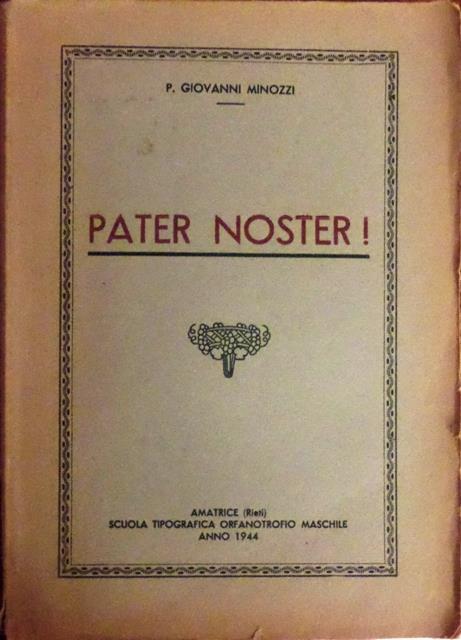 Pater noster! - Giovanni Minozzi - copertina