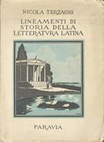 Lineamenti di storia della letteratura latina. Quindicesima ristampa della seconda edizione