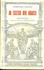 Ab excessu divi Augusti: Liber primus. Introduzione e commento di Mario Fuochi. Classici latini commentati