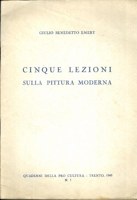 Cinque lezioni sulla pittura moderna