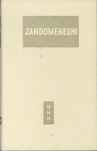 Zandomeneghi. Biblioteca moderna Mondadori 287 - Enrico Piceni - copertina