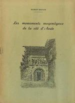 Les monuments moyenâgeux de la cité d’Aoste. Dessins à la plume de l’artiste Serge Canavese
