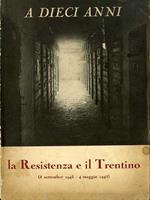A dieci anni la Resistenza e il Trentino: 8 settembre 1943 - 4 maggio 1945