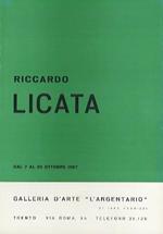 Riccardo Licata: dal 7 al 20 ottobre 1967