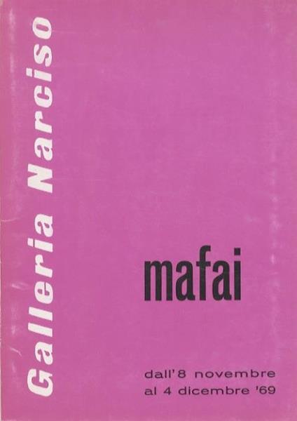 Mafai: dall’8 novembre al 4 dicembre ’69 - copertina