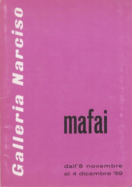 Mafai: dall’8 novembre al 4 dicembre ’69 - copertina