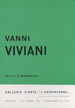 Vanni Viviani: dal 16 al 30 novembre 1971