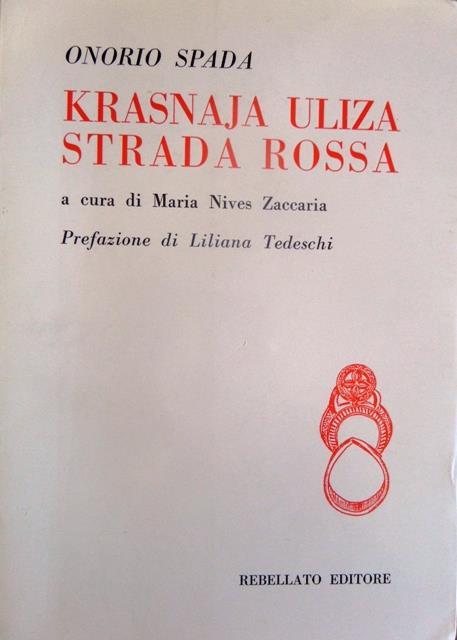 Krasnaja uliza - Onorio Spada - copertina