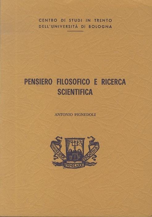 Pensiero filosofico e ricerca scientifica