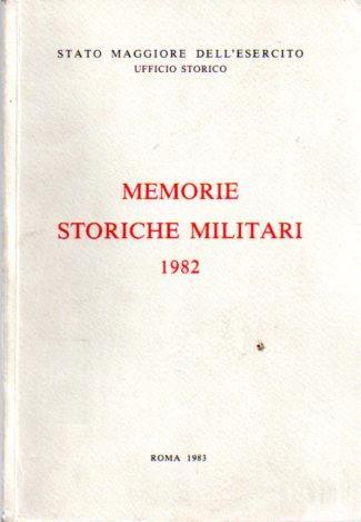 Memorie storiche militari: 1982 - copertina