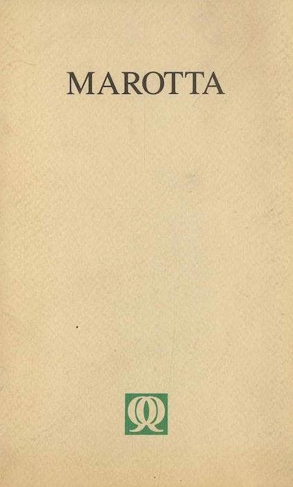 Gino Marotta: storie barocche. Galleria Questarte: 14 giugno. 5 luglio 1986