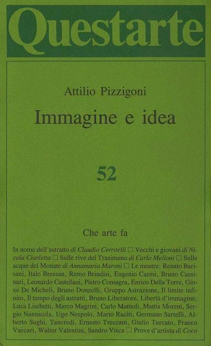 Immagine e idea. Questarte 52