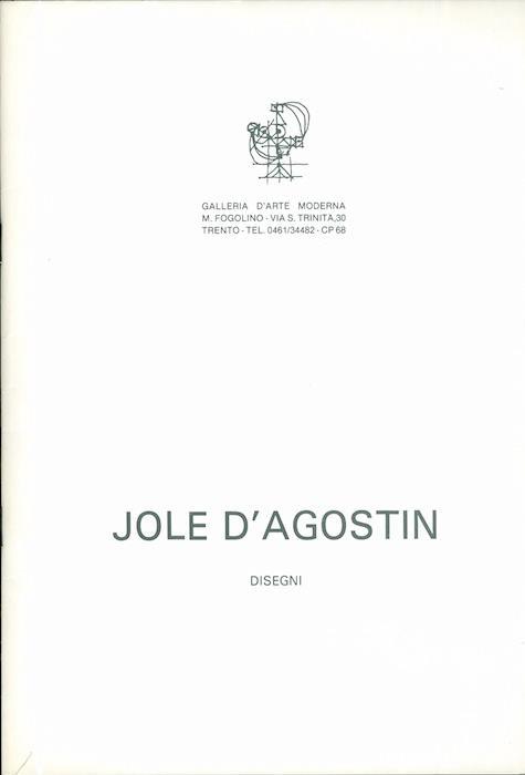 Jole D’Agostin: disegni - copertina