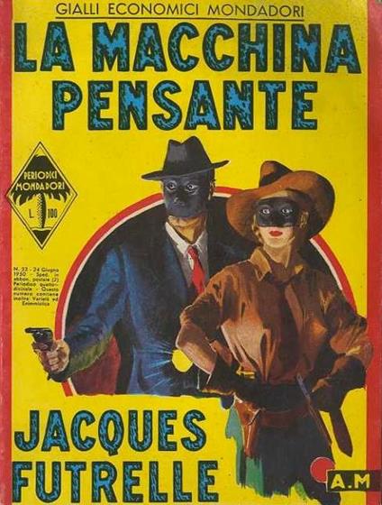 La macchina pensante: romanzo - Jacques Futrelle - copertina