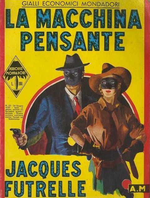 La macchina pensante: romanzo - Jacques Futrelle - copertina