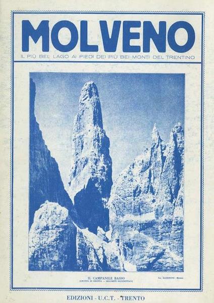 Molveno. Introduzione di Graziano Riccadonna Presentazione di Franco Bonetti - Antonio Pranzelores - copertina