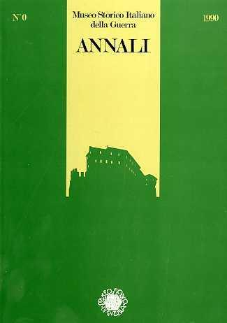 Museo storico italiano della guerra: Annali - copertina