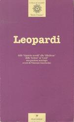 Giacomo Leopardi. Antologia a cura di Vincenzo Guarracino