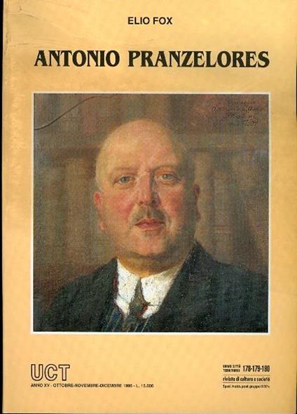 Antonio Pranzelores - Elio Fox - copertina