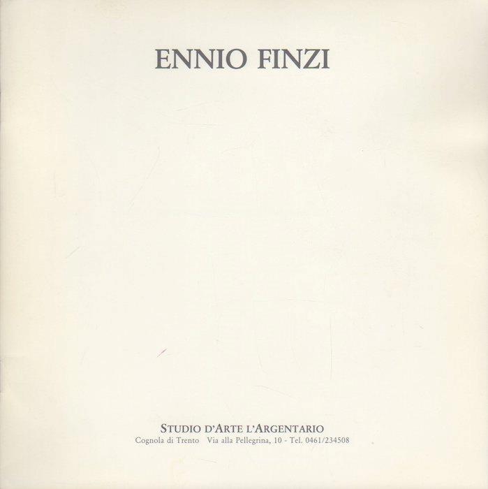 Ennio Finzi: inaugurazione Venerdì 11 Settembre 1992