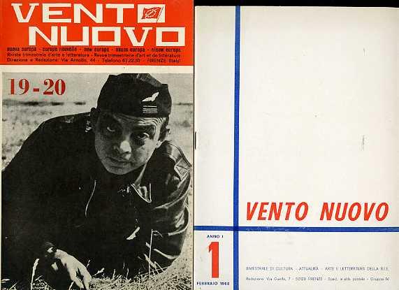 Vento nuovo. Bimestrale di cultura. attualità. arte e letteratura della B.I.E
