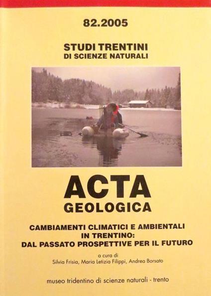Studi trentini di scienze naturali: Acta geologica - copertina